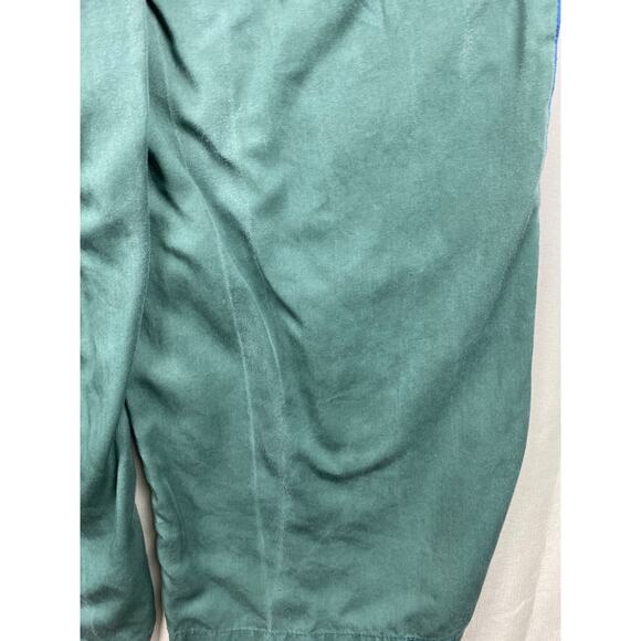 Nikben Nuit Emerald Pants Sz Small ? Green w/ Blue Piping Men’s/Womens Casual - Picture 9 of 10